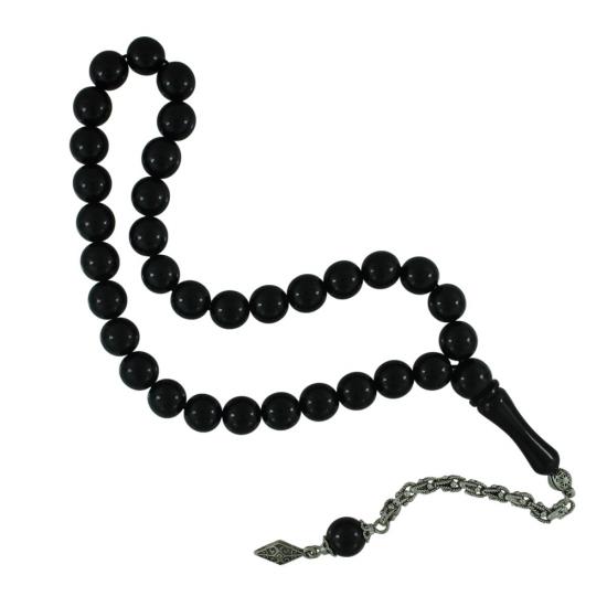 İşlemesiz Sade Sıkma Oltu Tesbih