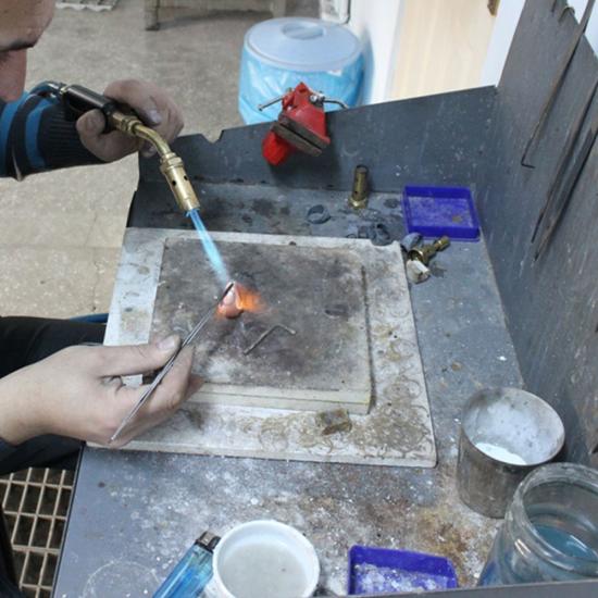 925 Ayar Gümüş Örgü Desen Yüzük