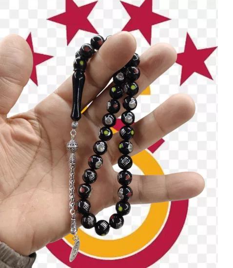 Galatasaray figürlü Oltu tesbih