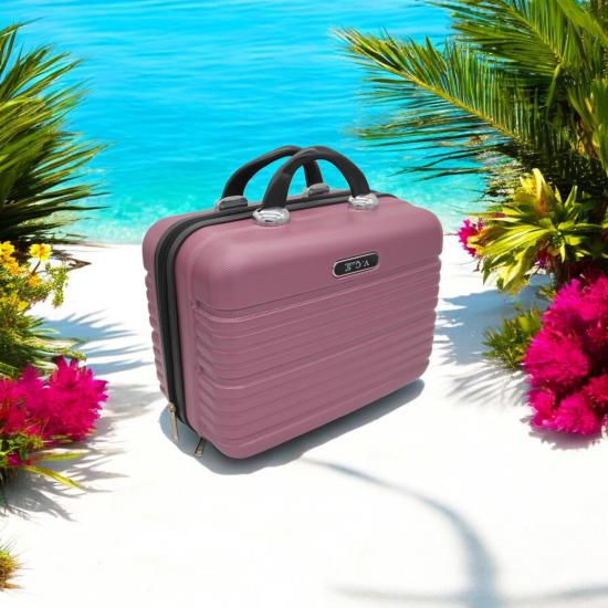 sert makyaj çantası