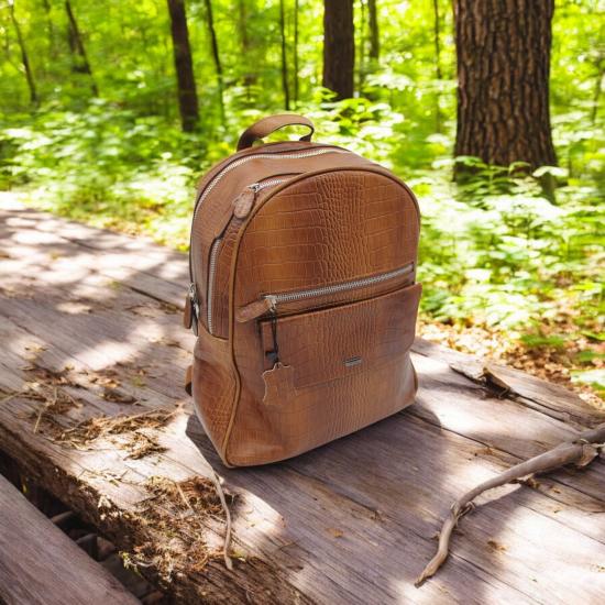 Alpe Gerçek Deri Sırt Çantası Seyahat Çantası 