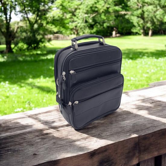 Alpe Gerçek Deri Askılı El Çantası