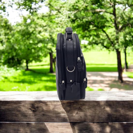 Alpe Gerçek Deri Askılı El Çantası