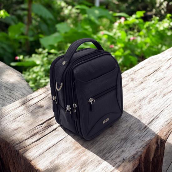 Alpe Gerçek Deri Askılı El Çantası