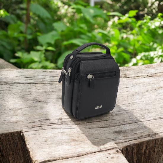 Alpe Gerçek Deri Askılı El Çantası