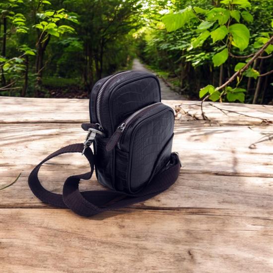 Alpe Gerçek Deri Askılı El Çantası