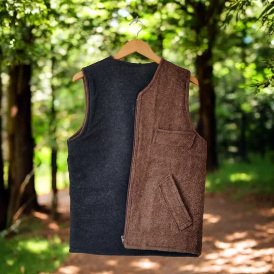 Erkek orijinal Keçe Yün Yelek Kışlık Yelek Outdoor Yelek 