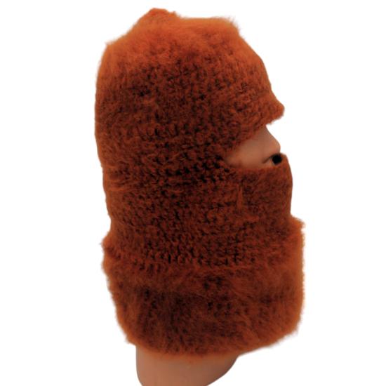 Özel İşçilikli Tiftik Karışımı Papak Bere Kışlık Erkek Kadın Bere Şapka