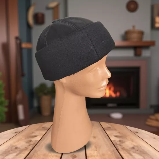 Gerçek Deri Siyah Ribana Deri Bere 