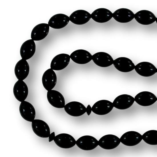 Gümüş Püsküllü Arpa Kesim Hakiki Erzurum Oltu Taşı Tesbih