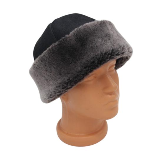  Serdar Model Deri Börk Şapka Bere Kürklü Börk Erkek Börk Kadın Börk 