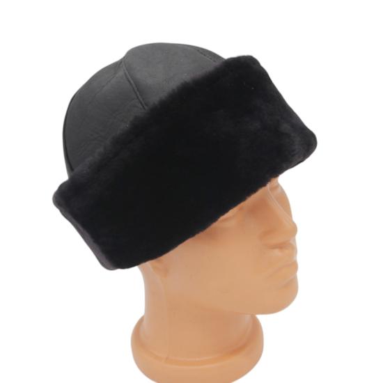  Serdar Model Deri Börk Şapka Bere Kürklü Börk Erkek Börk Kadın Börk 