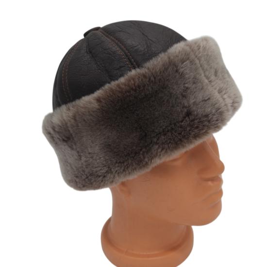  Serdar Model Deri Börk Şapka Bere Kürklü Börk Erkek Börk Kadın Börk 