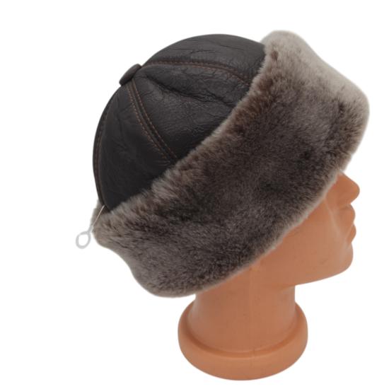  Serdar Model Deri Börk Şapka Bere Kürklü Börk Erkek Börk Kadın Börk 
