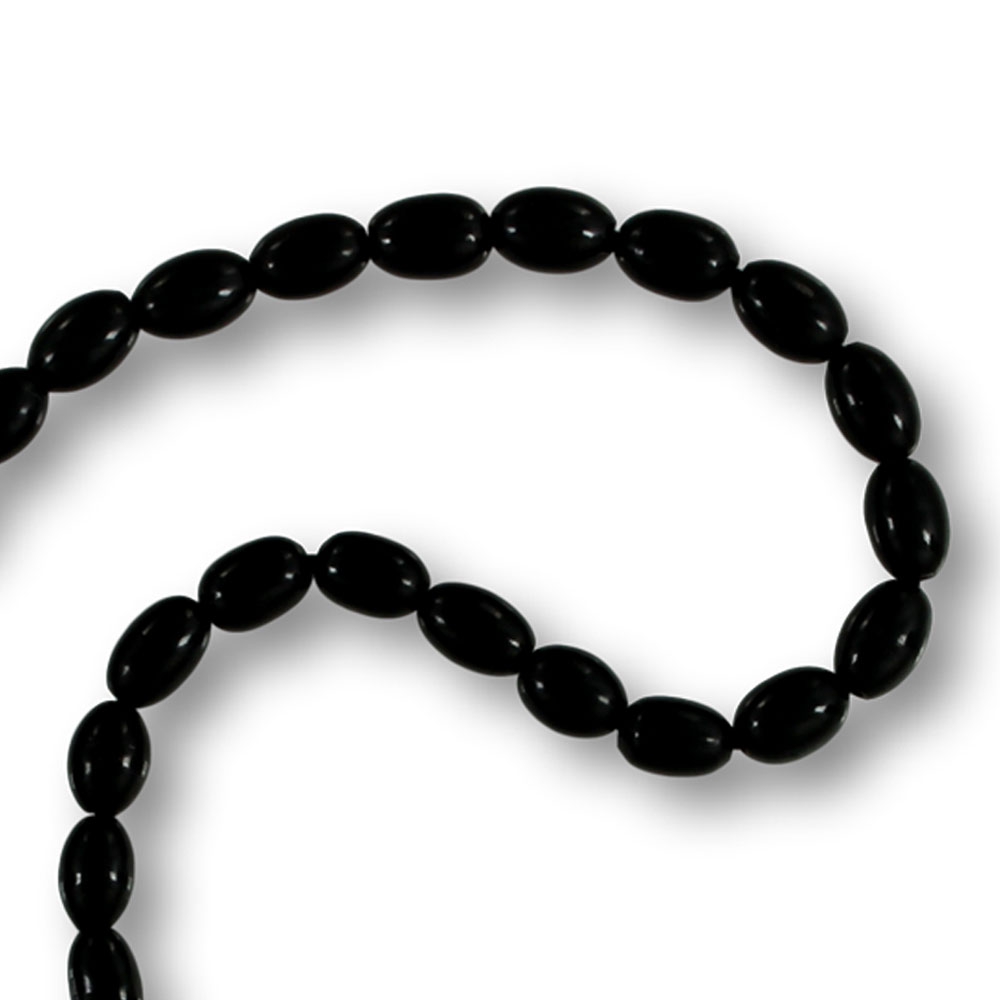 Gümüş Püsküllü Arpa Kesim Hakiki Erzurum Oltu Taşı Tesbih