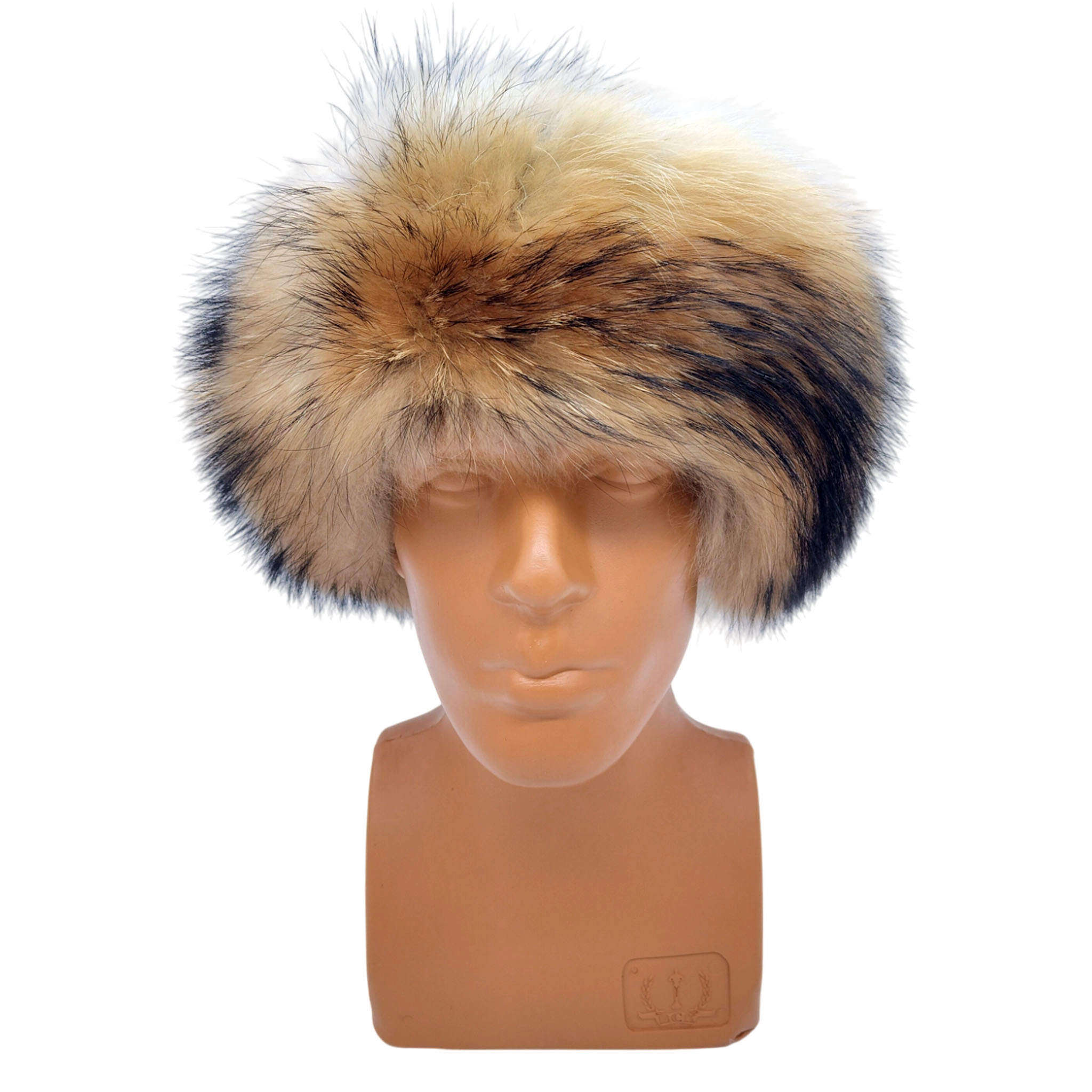 Hakiki Deri Gerçek Kürklü Ushanka Şapka Erkek Kadın Şapka Bere Kahverengi