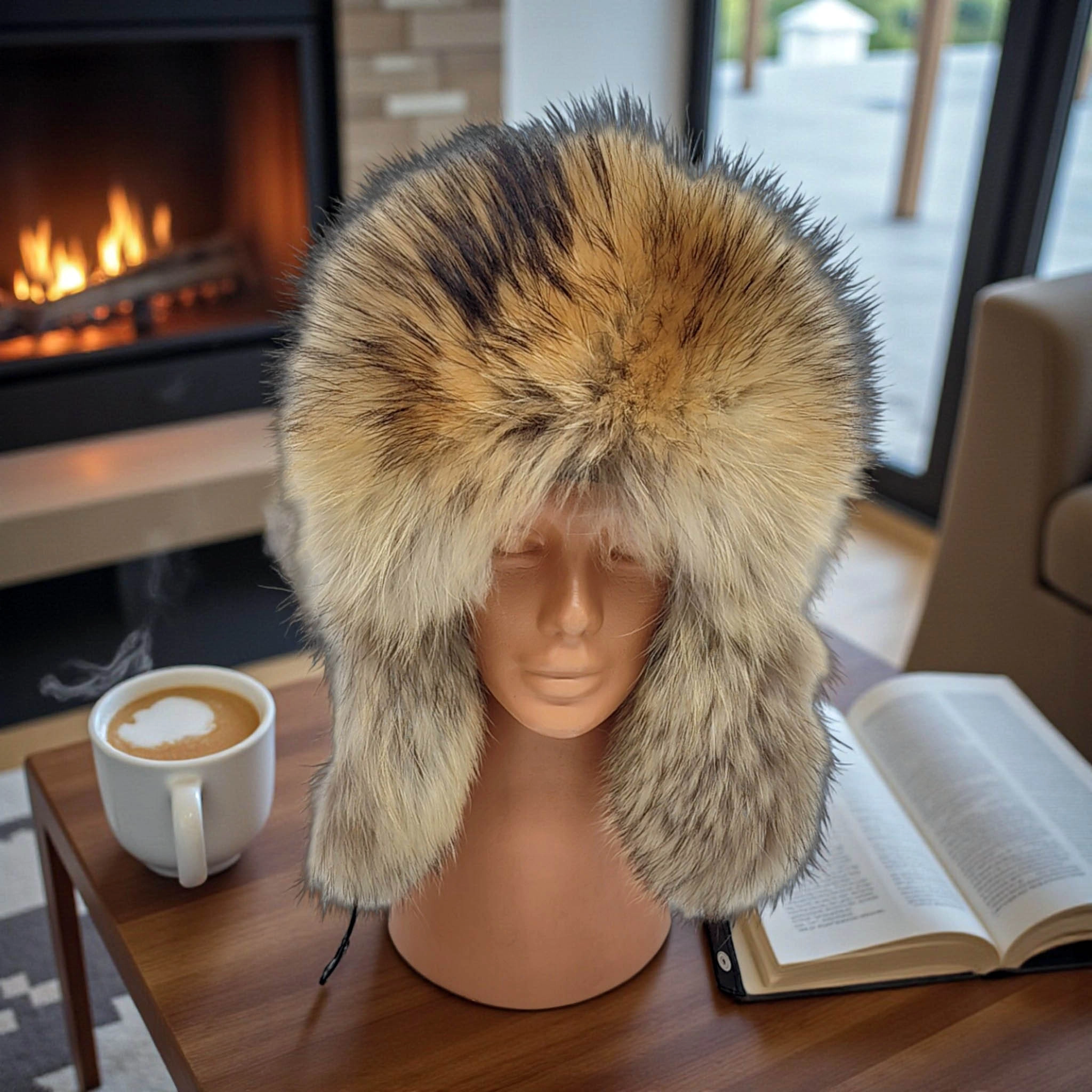 Gerçek Deri Kuyruklu Deri Börk Ushanka Şapka Erzurum’dan İlhamla